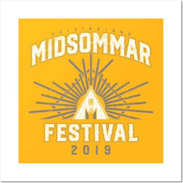 Halsingland Midsommar Festival Wall Art by huckblade